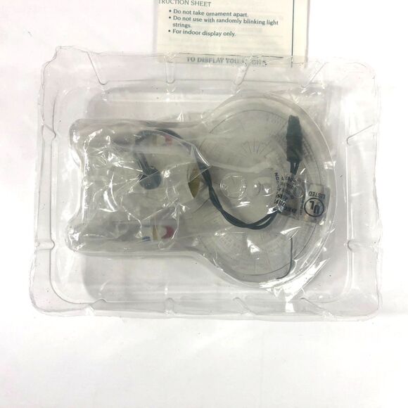 VINTAGE 1993 Hallmark Keepsake Ornament STAR TREK TNG U.S.S. Enterprise NCC-1701 - Picture 5 of 5